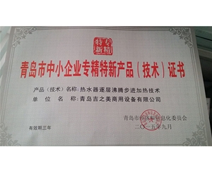 专精特新证书